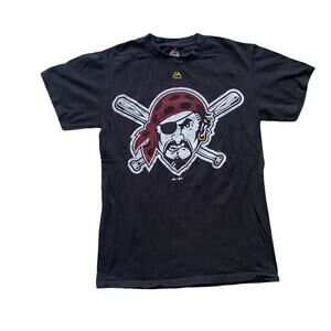 Majestic Pittsburgh pirates tee small